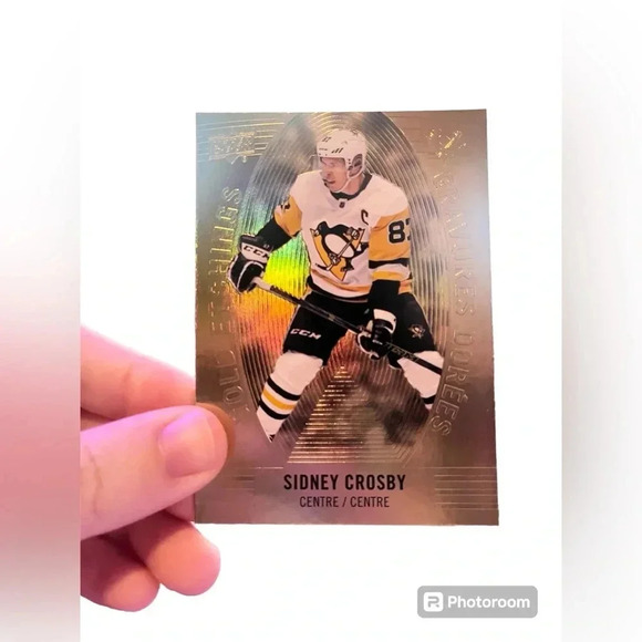2019/20 UPPER DECK TIM HORTONS GOLD ETCHINGS CARD GE-10 SIDNEY CROSBY - Picture 1 of 2